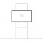 vertical full height - for TVs up to 55'' - +€260.26