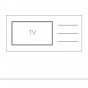 rectangular with frame and shelves - for TVs from 40'' to 65'' - +€796.25