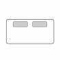 n.2 schienali lineari cm 65 - +634,85 €
