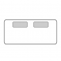 n.2 schienali lineari cm 65 - +634,85 €