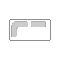 n.1 cm 80 x 80 corner backrest + n.1 cm 65 linear backrest - +€721.98