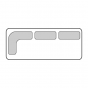 n.1 cm 80 x 80 corner backrest + n.2 cm 65 linear backrest - +€1,039.41