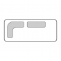 n.1 cm 80 x 80 corner backrest + n.1 cm 85 linear backrest - +€770.22