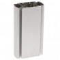 metallo alluminio anodizzato argento