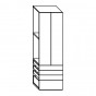 n.1 cm h.33,7 drawer + n.3 cm h.47,1 drawers + n.2 cm h.208,3 doors - +€146.47
