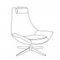 girevole, a razze in acciaio cromato - +€ 55,15