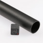 Acier verni Graphite Gaufré