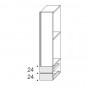 n.1 Door cm h.202,2 + n.2 Drawers with recess grips cm h.48