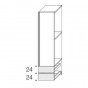 n.1 Door cm h.234,2 + n.2 Drawers with recess grips cm h.48
