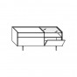 n.1 deep drawer + n.1 drawer + n.1 drop-down door + n.1 glass top - +€34.63