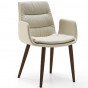 with 4 wooden legs - with armrests - +€238.21