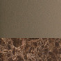 metallo verniciato Bronzo con anello inferiore in marmo Emperador - +€ 28,83