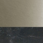 Painted Metal - Brushed Platinum, with lower ring in Black Marquinia - +€264.85