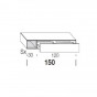 tiroir cm 120 et espace de rangement ouvert cm 30 - +52,10 €