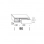 tiroir cm 60 et espace de rangement ouvert cm 30 - +9,83 €