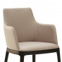 Armchair with smooth backrest - +€105.15