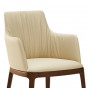 Armchair with pleated backrest - +€137.34