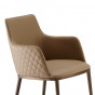 Armchair with quilted backrest - +€212.45