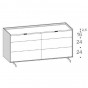 mit 6 Schubladen - +348,48 €