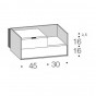 n.2 drawers and open compartment - +€198.99