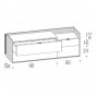 n.4 drawers with open compartment - +€359.26