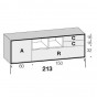 n.1 hinged door, n.1 drop down door, n.2 drawers and 2 open compartments - cm h.68,5 - +€478.17