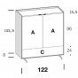 n.2 doors and n.1 tilt door