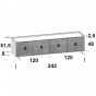 4 Drehtüren - +628,65 €