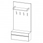 B: with drawers, backrest and hooks for clothes - +€7.70