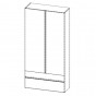 C: with drawers and doors - +€212.60