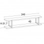 Mod. A: 240 T.40 H.51,7 cm - +1.599,70 €
