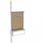 cm 93 d.31 - with coat rack, upper shelf and storage compartment with drop-down door - +€934.20