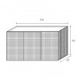 credenza a 3 ante: cm 195 p.53 h.101 - +2 584,80 €