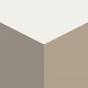 metallo verniciato tricolore: bianco RAL 9016 / castoro ottawa / grigio londra