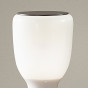 milk white hand-blown glass