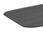 bevelled border in matt graphite lacquered mdf