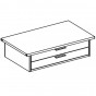 cm 105,5 h.26,4 - n.2 cassetti - +€ 110,35