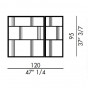 Configuration 4: cm 120 d.35 h.95 - +€1,625.60