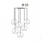 suspended - n.6 lampshades - +€1,529.03