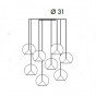 suspended - n.8 lampshades - +€2,156.73