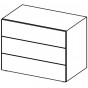 Schubladenschrank mit 3 Schubladen - +288,83 €