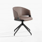 tub chair with swivel spoke base - +€77.84