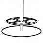 base rotonda con poggiapiedi circolare - +€56.43