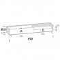 cm h.35,5 - with 150 cm drop-down door and low drawer