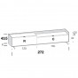 cm h.43,5 - with drop-down door and low drawer - +€84.15