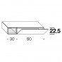 mit offenem Fach 30 cm links - +14,85 €