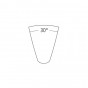 curved cm 90 x 105 h.40 - corner 30° - +€316.80