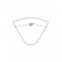 curved cm 165 x 105 h.40 - corner 60° - +€1,555.29