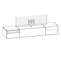 Left, with drawer and open compartment on the Left