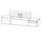 Right, with drawer and open compartment on the Right